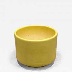 Gainey Ceramics 1960s Mellow Yellow Calif Ceramic Architectual Pottery Planter Footed Pot - 2729716