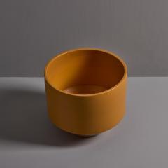 Gainey Ceramics 1970s Gainey Mustard Ceramic Planter - 4284086