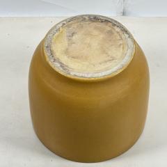 Gainey Ceramics Impeccable Mustard or Ochre Glazed Ceramic Planter by Gainey Ceramics - 4646503