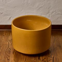 Gainey Ceramics Large 1970s Gainey Mustard Yellow Glazed Ceramic Planter - 4219292