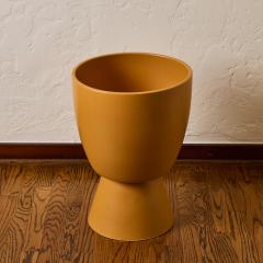 Gainey Ceramics Matte Yellow Glazed Ceramic Gainey Prototype Midcentury Chalice Planter - 4217630