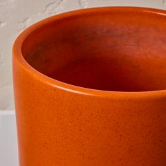 Gainey Ceramics Set of Three 1960s Gainey Orange Glazed Planters - 4211877