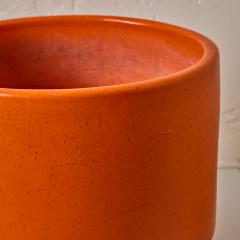 Gainey Ceramics Set of Three 1960s Gainey Orange Glazed Planters - 4211878