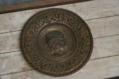 Gallic King Vercingetorix Repouss in Patinated Copper 19th Century - 4394468