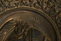 Gallic King Vercingetorix Repouss in Patinated Copper 19th Century - 4394585