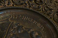 Gallic King Vercingetorix Repouss in Patinated Copper 19th Century - 4394587