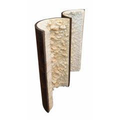 Galvanized Pipe Mineral Geode Industrial Chic Table Art - 4433096
