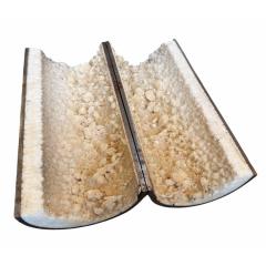Galvanized Pipe Mineral Geode Industrial Chic Table Art - 4433104