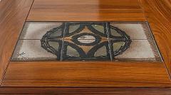 Gangso Mobler Poul H Poulsen Gangs M bler Danish Tile Top Dining Table in Teak Signed - 4577732
