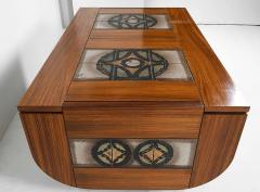 Gangso Mobler Poul H Poulsen Gangs M bler Danish Tile Top Dining Table in Teak Signed - 4577736