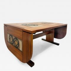Gangso Mobler Poul H Poulsen Gangs M bler Danish Tile Top Dining Table in Teak Signed - 4578812
