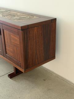 Gangso Mobler Poul H Poulsen for Gangs M bler Danish Rosewood Credenza with Ceramic Tile Top - 4709584