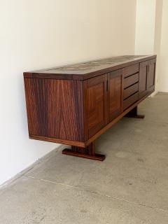 Gangso Mobler Poul H Poulsen for Gangs M bler Danish Rosewood Credenza with Ceramic Tile Top - 4709587