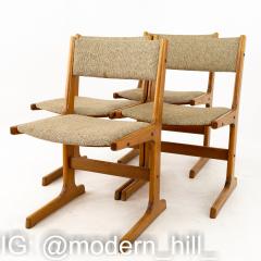 Gangso Mobler Style Mid Century Teak Dining Chairs Set of 4 - 1870346