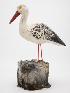 Garden Ornament cast stone Seagull on Wood Base - 2557992