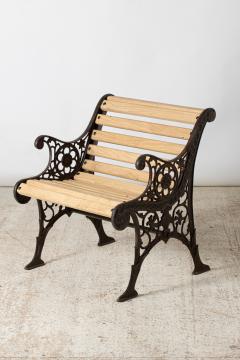Garden set in cast iron and wood France circa 1930 - 1854917