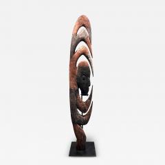 Garra Hook Sculpture on Display Stand Mid Sepik River Papua New Guinea - 3833983