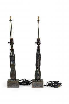 Gary DiPasquale Gary DiPasquale Contemporary Amorphic Form Ceramic Metallic Black and Bronze Gla - 4635213