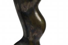 Gary DiPasquale Gary DiPasquale Contemporary Amorphic Form Ceramic Metallic Black and Bronze Gla - 4635216