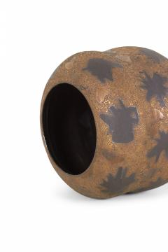 Gary DiPasquale Gary DiPasquale Contemporary Bronze Texture and Black Starburst Patterned Curved - 4668051