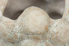 Gary DiPasquale Gary DiPasquale Contemporary Off White Textural Raised Lobed Cylindrical Vase - 4652974