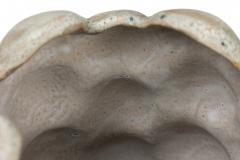 Gary DiPasquale Gary DiPasquale Contemporary Off White Textural Raised Lobed Cylindrical Vase - 4652975