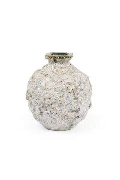 Gary DiPasquale Gary DiPasquale Contemporary Square Top Vase with Bulbous and Encrusted Texture - 4665351
