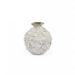 Gary DiPasquale Gary DiPasquale Contemporary Square Top Vase with Bulbous and Encrusted Texture - 4694560
