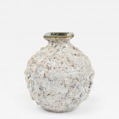 Gary DiPasquale Gary DiPasquale Contemporary Square Top Vase with Bulbous and Encrusted Texture - 4694588