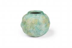 Gary DiPasquale Gary DiPasquale Contemporary Textural Amorphic Form Monochromatic Lobed Round Ce - 4667997