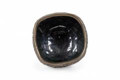 Gary DiPasquale Gary DiPasquale Contemporary Thrown Ceramic Graffiti Bronze Glazed Vessel - 4664367