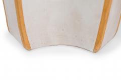 Gary DiPasquale Gary DiPasquale Contemporary Wave Form Clay and White Glazed Table Lamps - 4635228