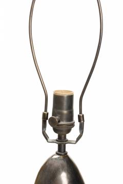 Gary DiPasquale Gary Dipasquale Amorphic Form Ceramic Metallic Black Glazed Table Lamp - 3171089