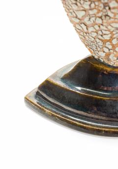 Gary DiPasquale Gary Dipasquale Contemporary Ceramic Envelope Form Bark Texture Table Lamp - 3171002