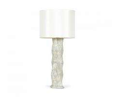 Gary DiPasquale Gary Dipasquale Contemporary Gray Pebbled Finish Ceramic Table Lamp - 3171160