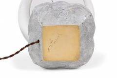 Gary DiPasquale Gary Dipasquale Contemporary Gray Textured Ceramic Bulbous Form Table Lamp - 3171011