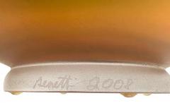 Gary Genetti Gary Genetti Blown Cameo Glass Antelope Vase Etched Overlay 2008 - 3590144
