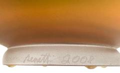 Gary Genetti Gary Genetti Blown Cameo Glass Antelope Vase Etched Overlay 2008 - 3590144