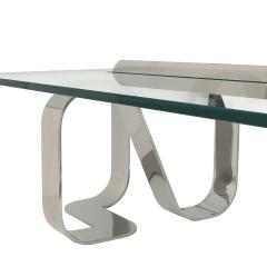 Gary Gutterman Rare Sculptural Polished Steel Jason Coffee Table by Gary Gutterman - 1031929