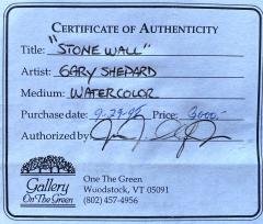 Gary Shepard Stone Wall  - 1527849