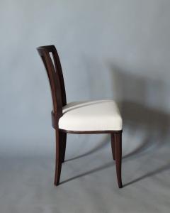 Gaston Poisson A Set of Six French Art Deco Mahogany Dining Chairs by Gaston Poisson - 4470739