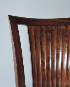 Gaston Poisson A Set of Six French Art Deco Mahogany Dining Chairs by Gaston Poisson - 4470748