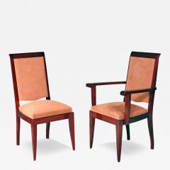 Gaston Poisson Art Deco Set of 12 Dining chairs by Gaston Poisson - 3925669