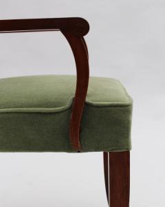 Gaston Poisson Fine French Art Deco Mahogany Armchair by Gaston Poisson - 4657408