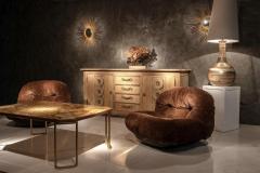 Gaston Poisson French Gaston Poisson Art Deco Oak Sideboard Buffet 1940 - 4520988