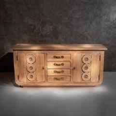 Gaston Poisson French Gaston Poisson Art Deco Oak Sideboard Buffet 1940 - 4520990