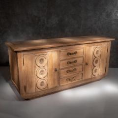 Gaston Poisson French Gaston Poisson Art Deco Oak Sideboard Buffet 1940 - 4520991