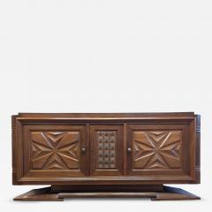 Gaston Poisson French Modernist Art Deco Credenza Sideboard - 4229987