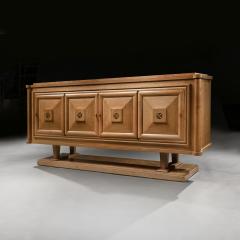 Gaston Poisson Gaston Poisson French Art Deco Cerused Oak And Bronze Sideboard - 2923464