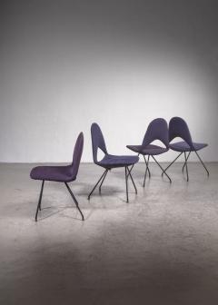 Gastone Rinaldi Gastone Rinaldi Set of Four Chairs for RIMA Italy 1950s - 2862260